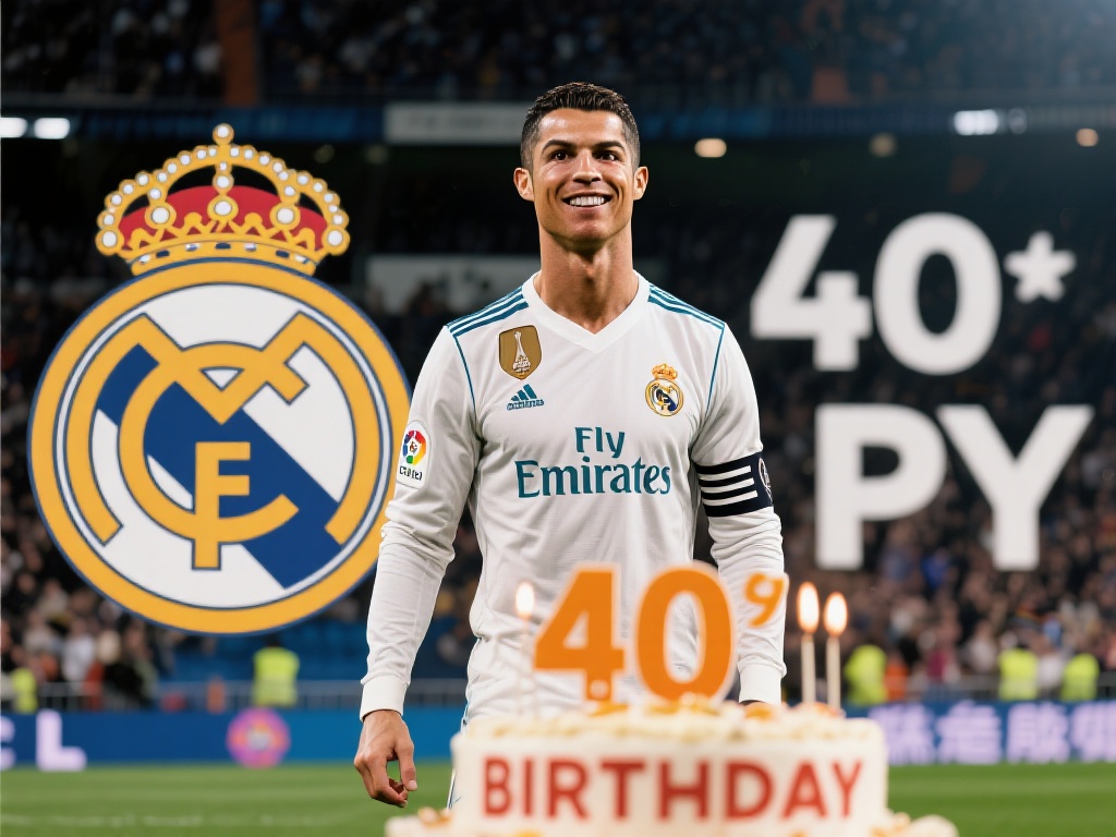 C罗40岁传奇不止!皇马西甲齐送祝福,史上最佳荣耀永存 C罗的40岁生日不仅是对生命的一次重要纪